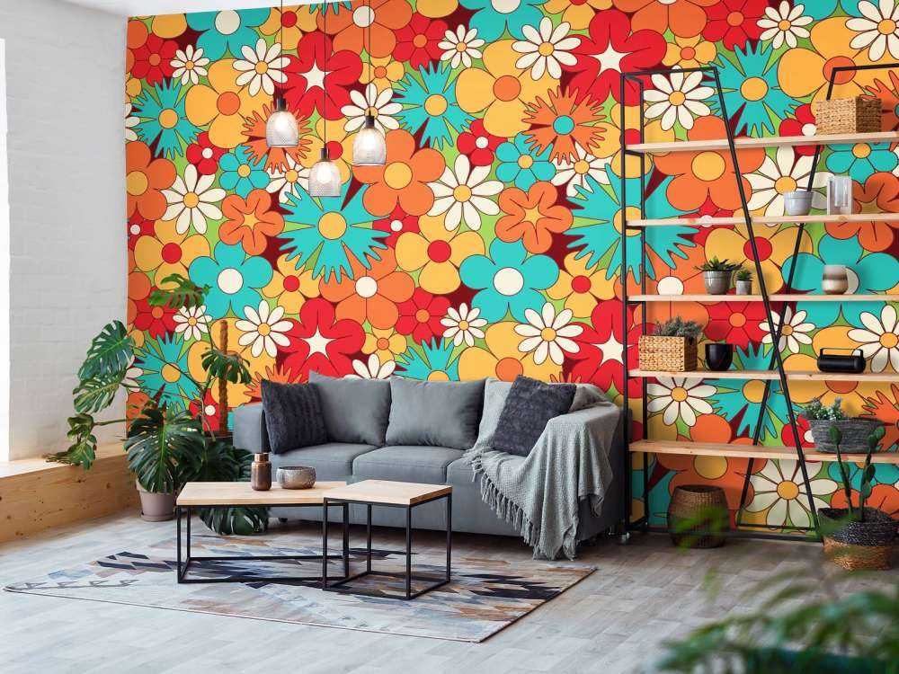 Blommor i vintagestil