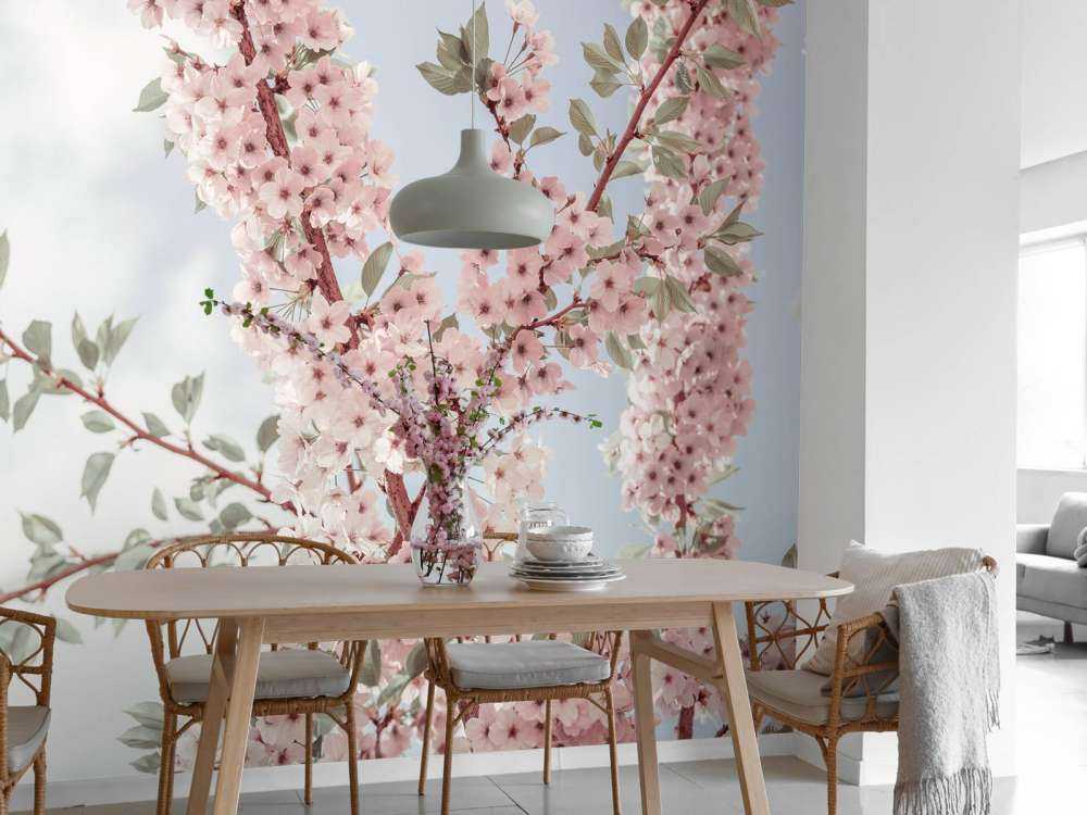 Blommor underifrån