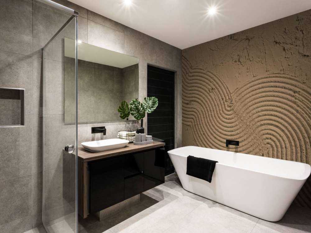 Organiska linjer och strukturer i guldbrunt