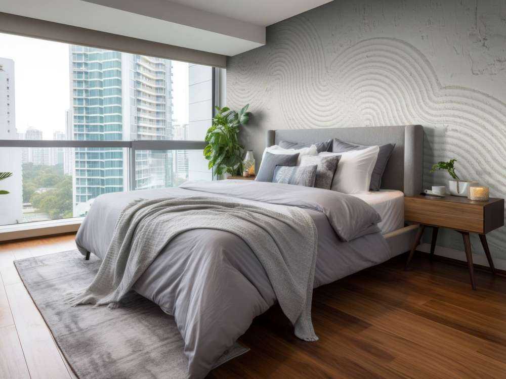 Zen-trädgård textur