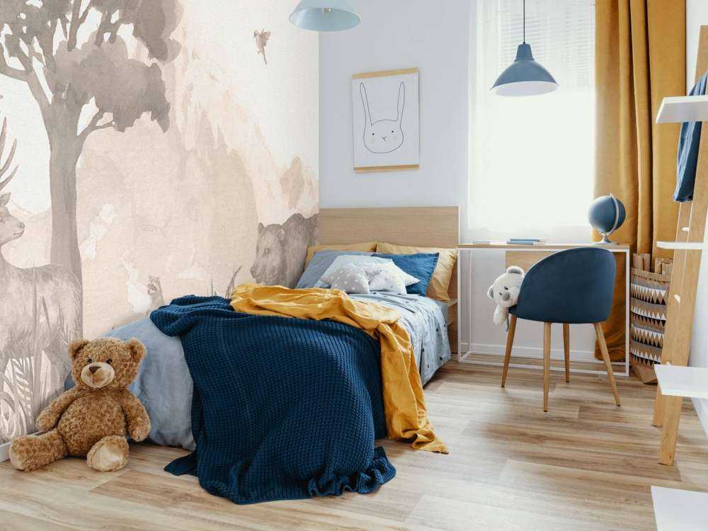 Skogens djur i taupe