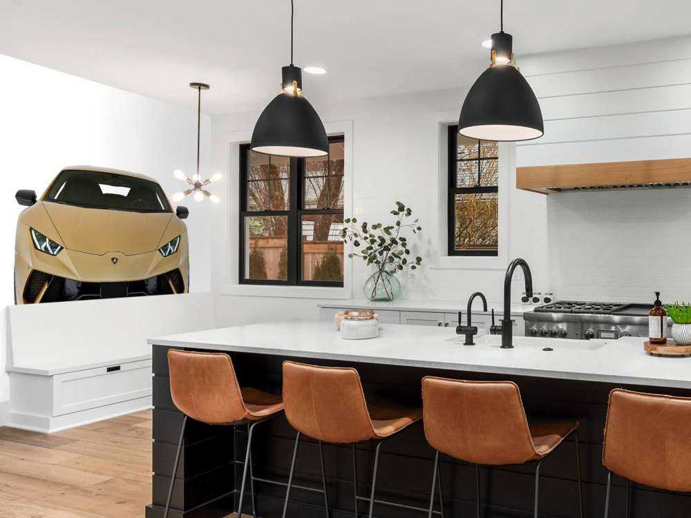 Lamborghini Huracán - Framsida, vit