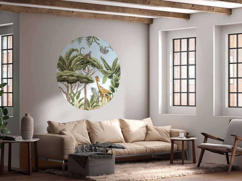 Mönster med djungeldjur