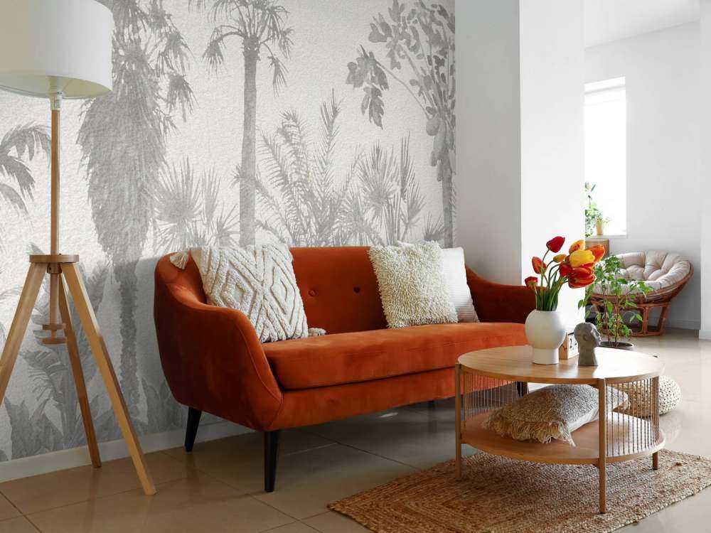 Djungel i grå nyanser