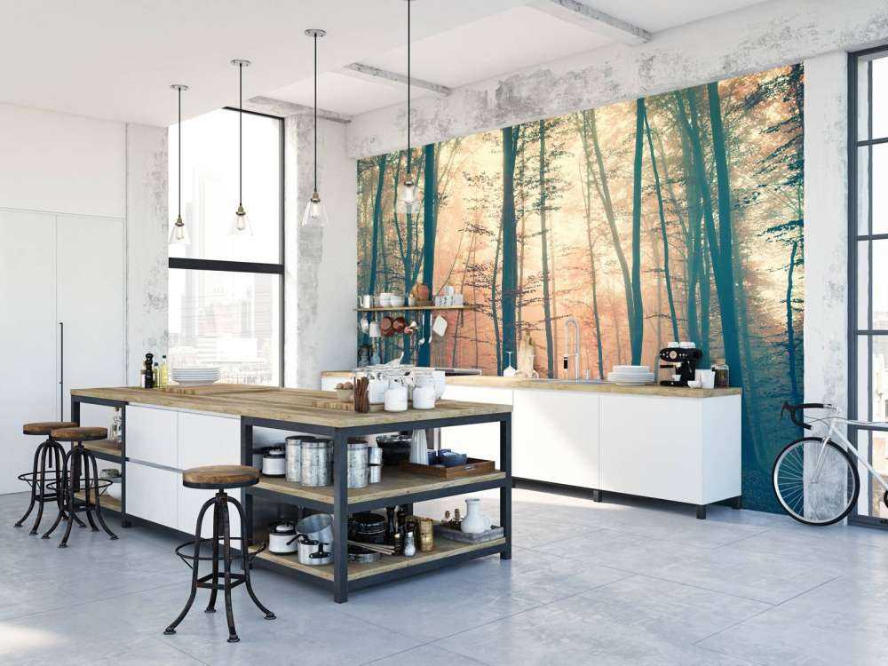 Vintage färger skog