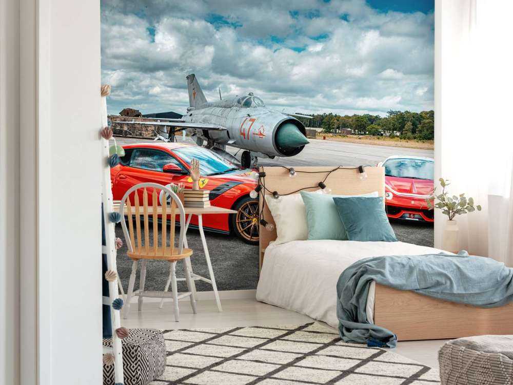 Exklusiva Ferrari och Mig-21
