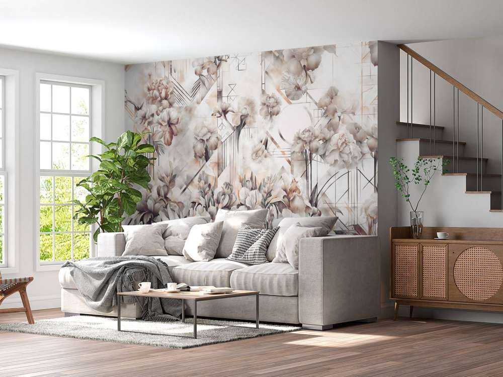 Stora akvarellirisar sepia