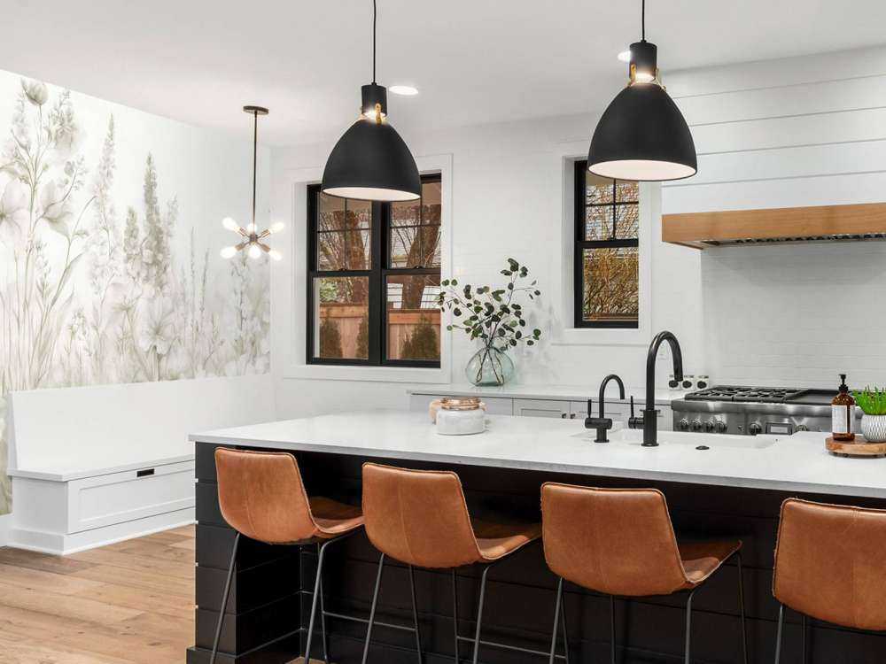 Mjuk engelsk trädgård - taupe