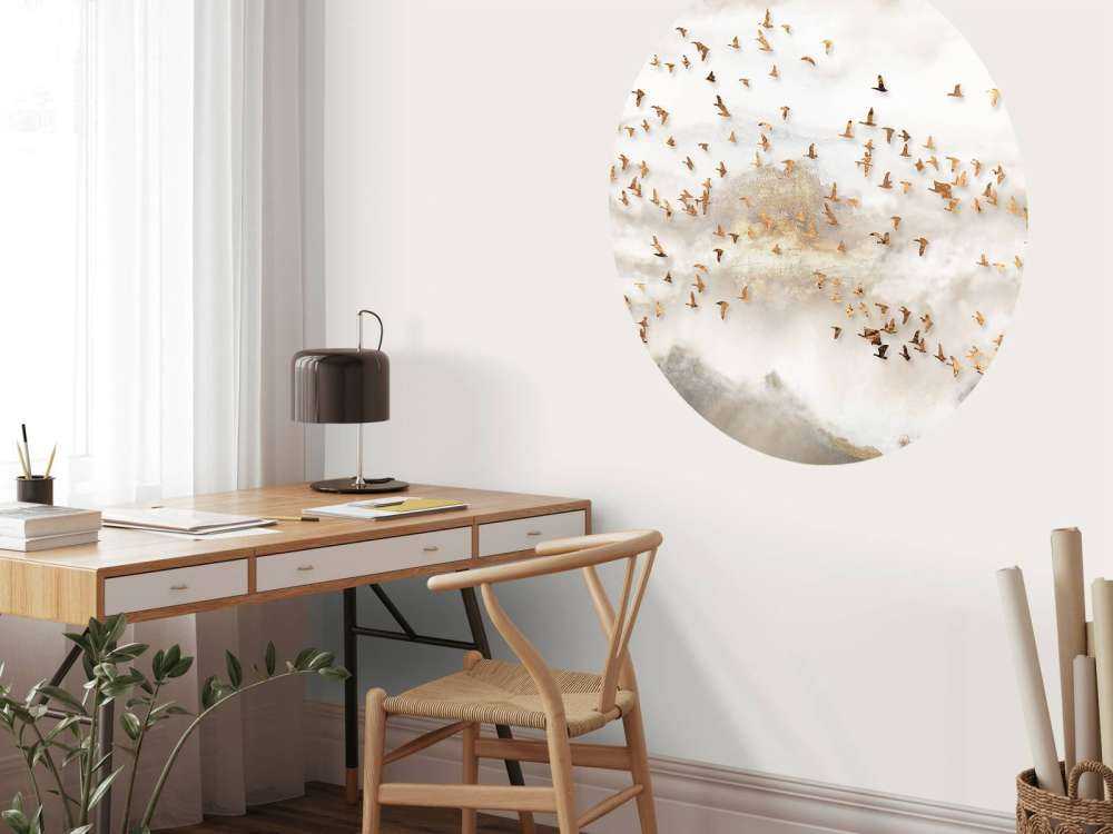 Flock av fåglar