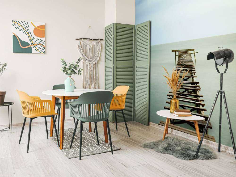 Gammal byggnadsställning av trä