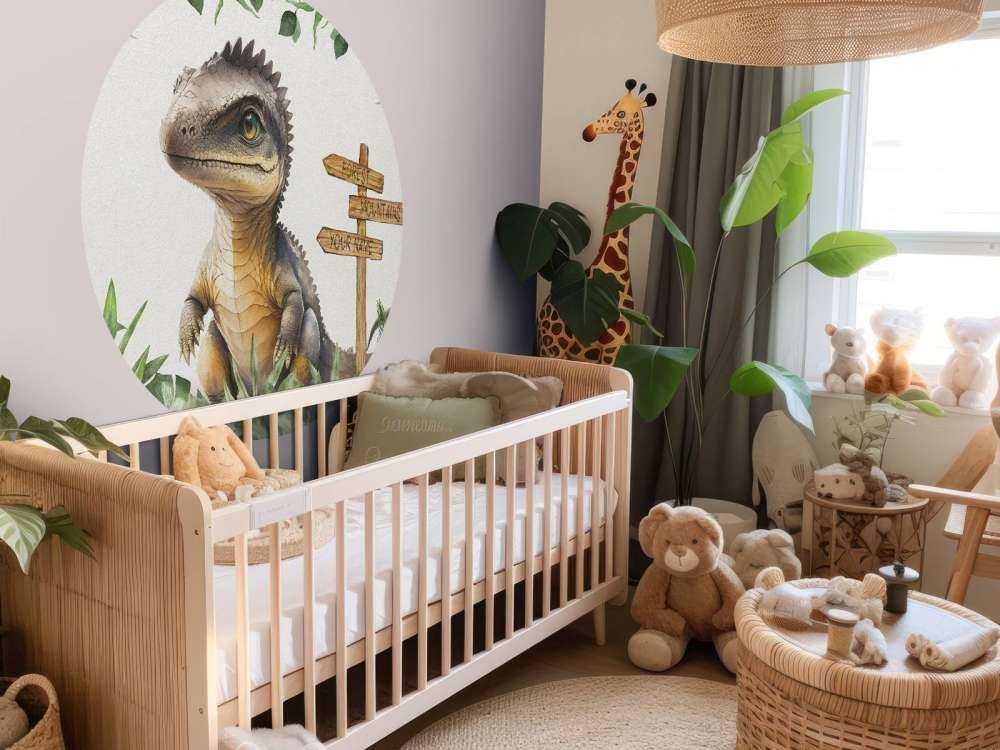 Baby spinosaurus i junglen
