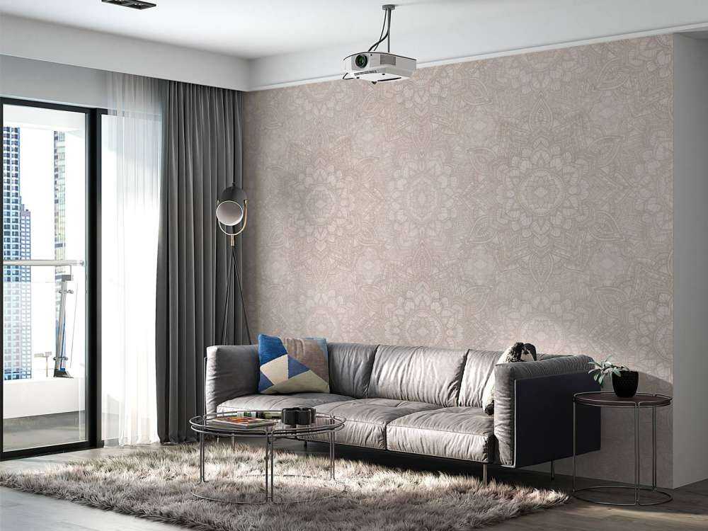 Boho Golden Mandala - beige