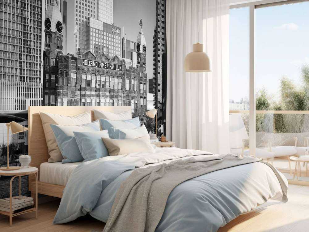 Hotel New York i sort og hvid Rotterdam 