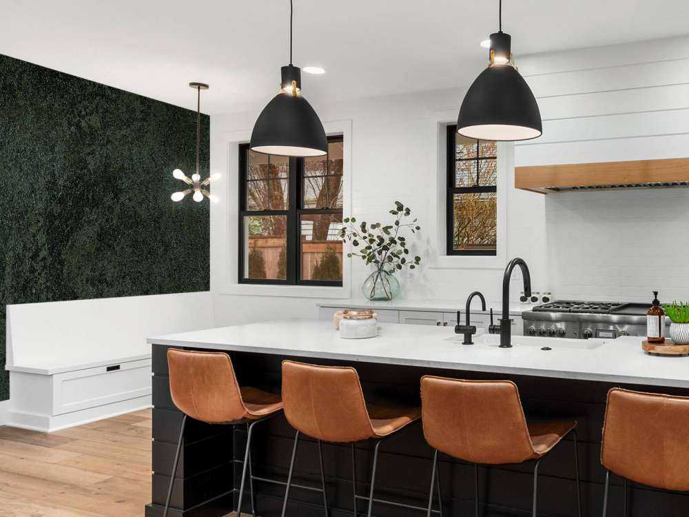 Grøn farvet struktur