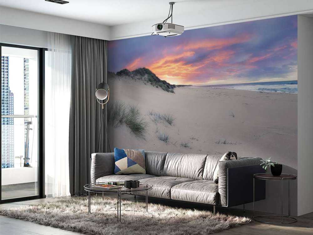 Solopgang over sandklitter