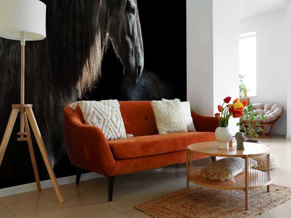 Skimmel med sort tapet