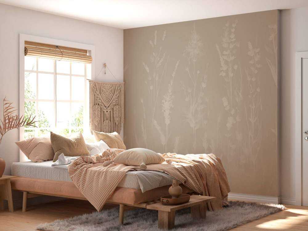 Lavendel Eng Sømløs Taupe