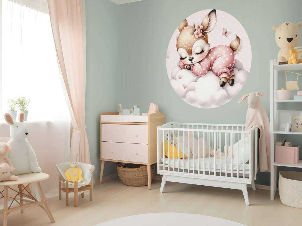 Sovende hjort på en sky