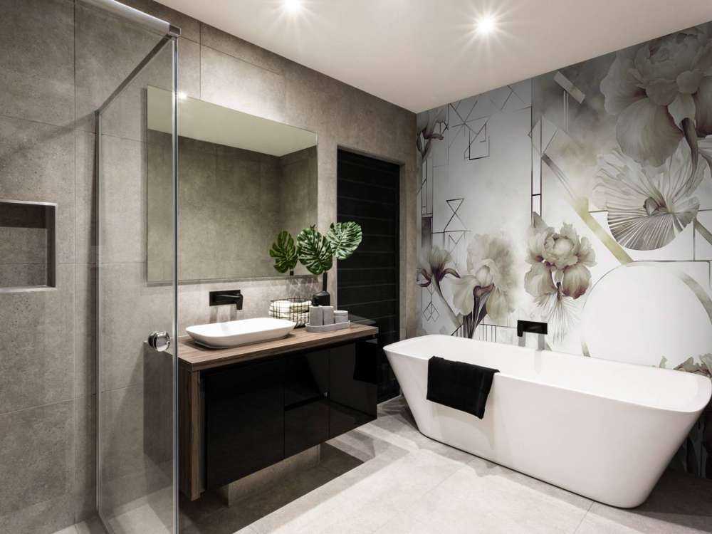 Akvarelle Geometri Grøn