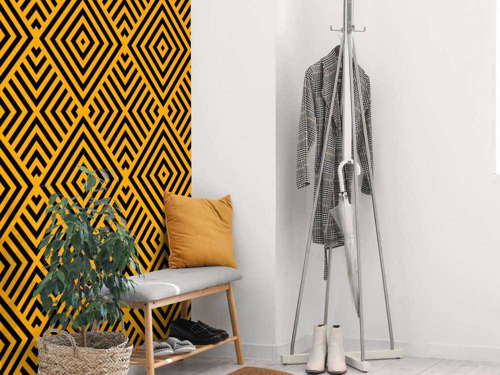 Sort og guld Art Deco