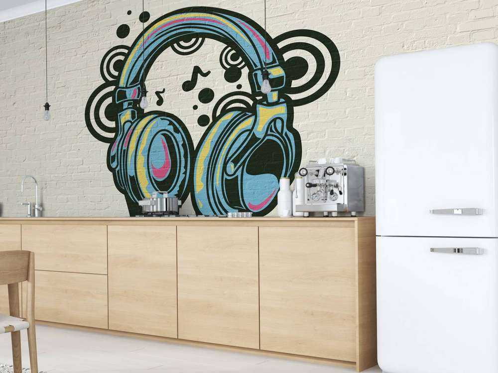 Graffiti-hovedtelefoner
