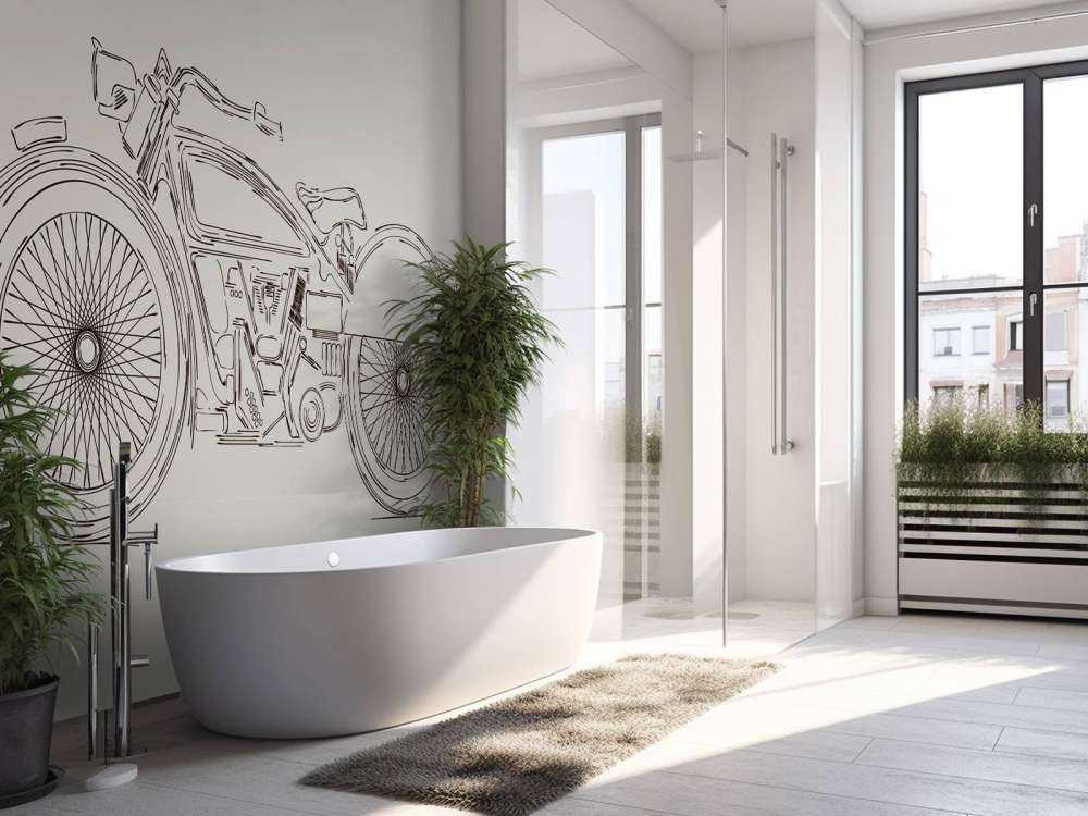 Signeret vintage motor