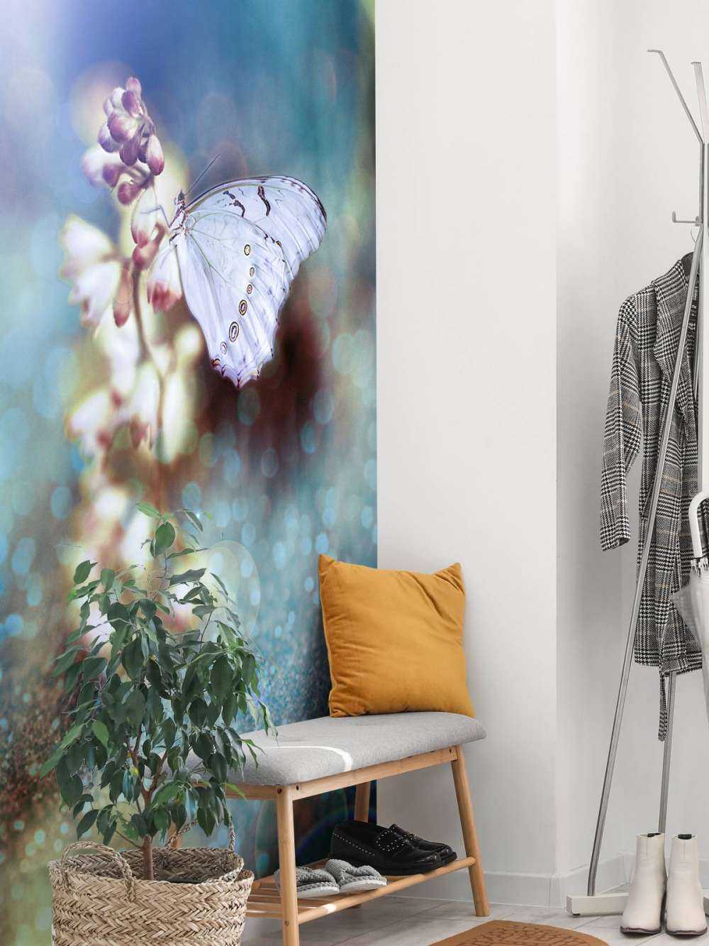 Sommerfugl på blomst