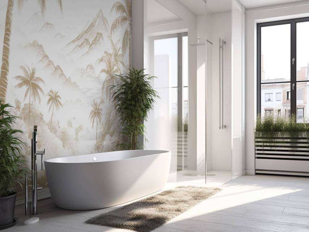 Fredelig Palmebukt, taupe