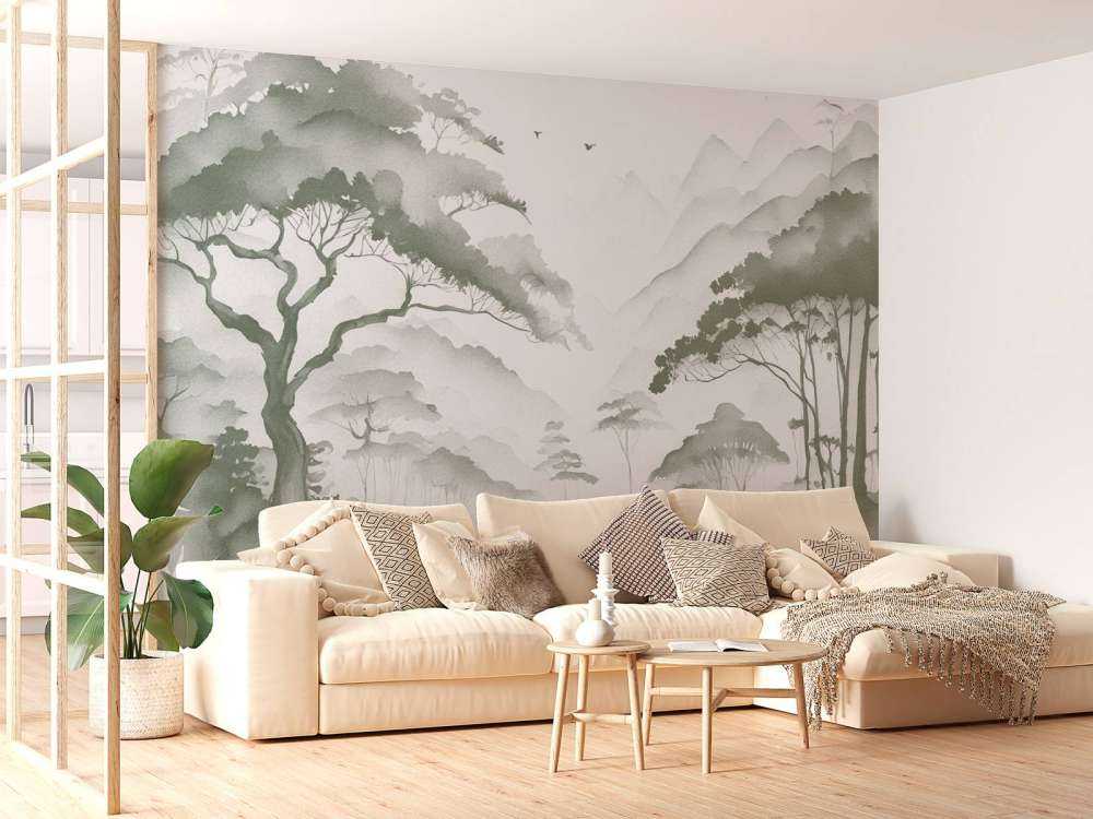 Tåkete Fjelldal, grønn