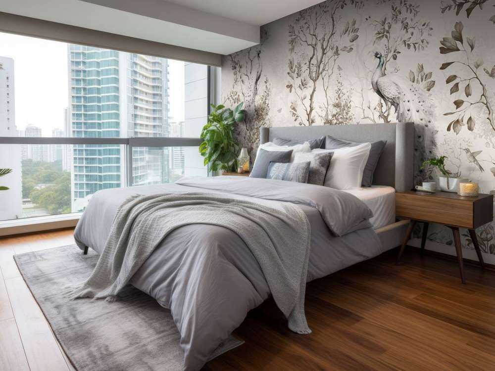 Påfugler i Pastoral Serenitet