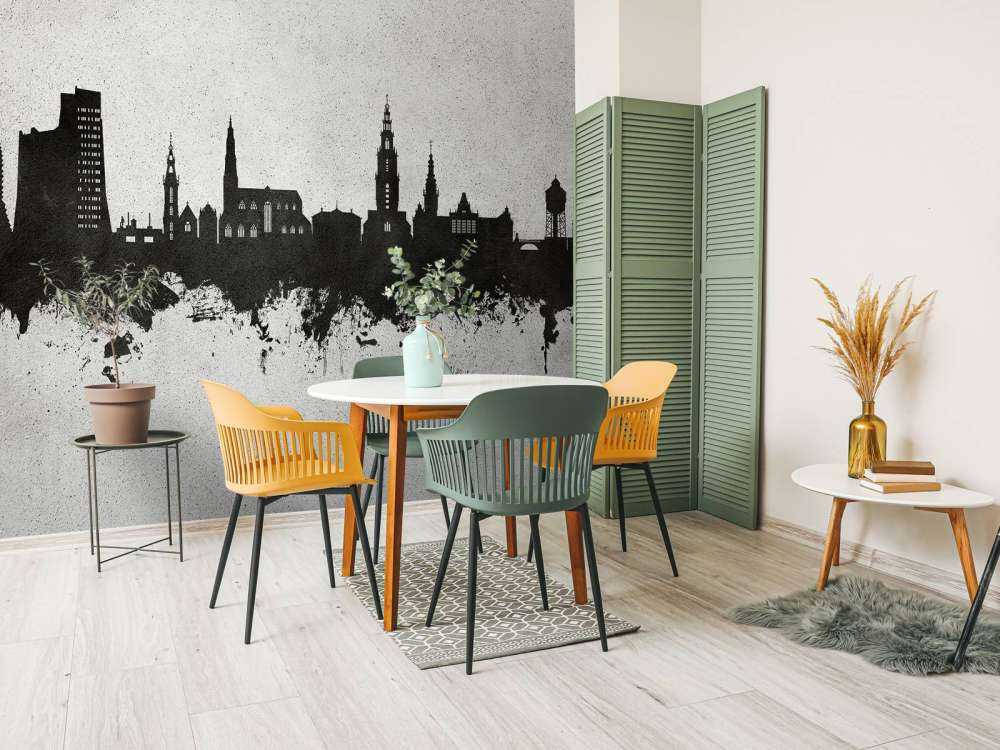 Akvarell silhuett, Groningen