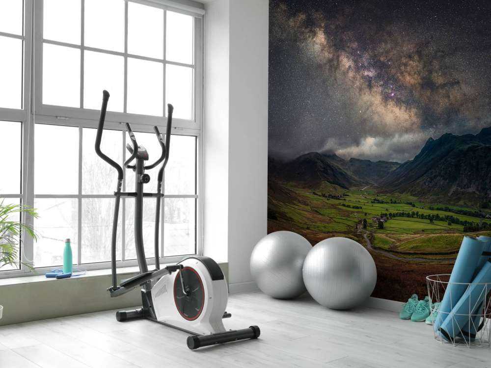 The Milky Way above Mickleden Valley, Lake District