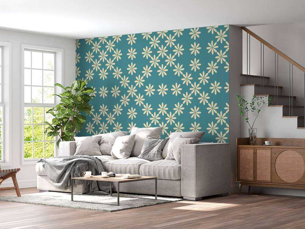 Retro blomster