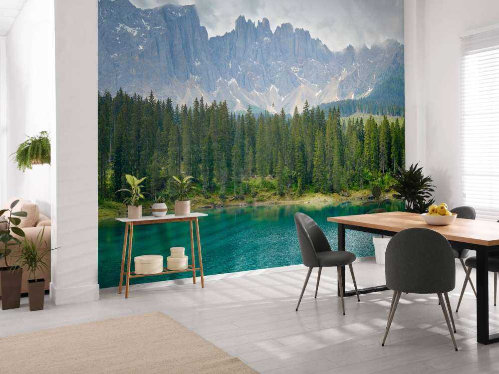 Trerekke ved fjellvann