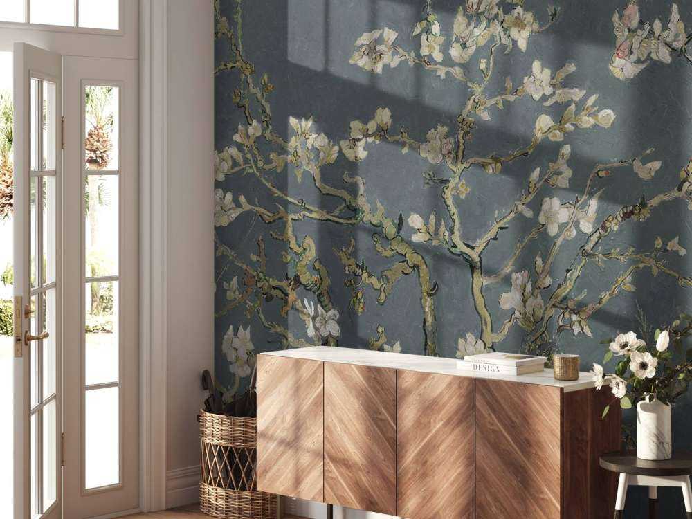 Mandelblomst i blomst