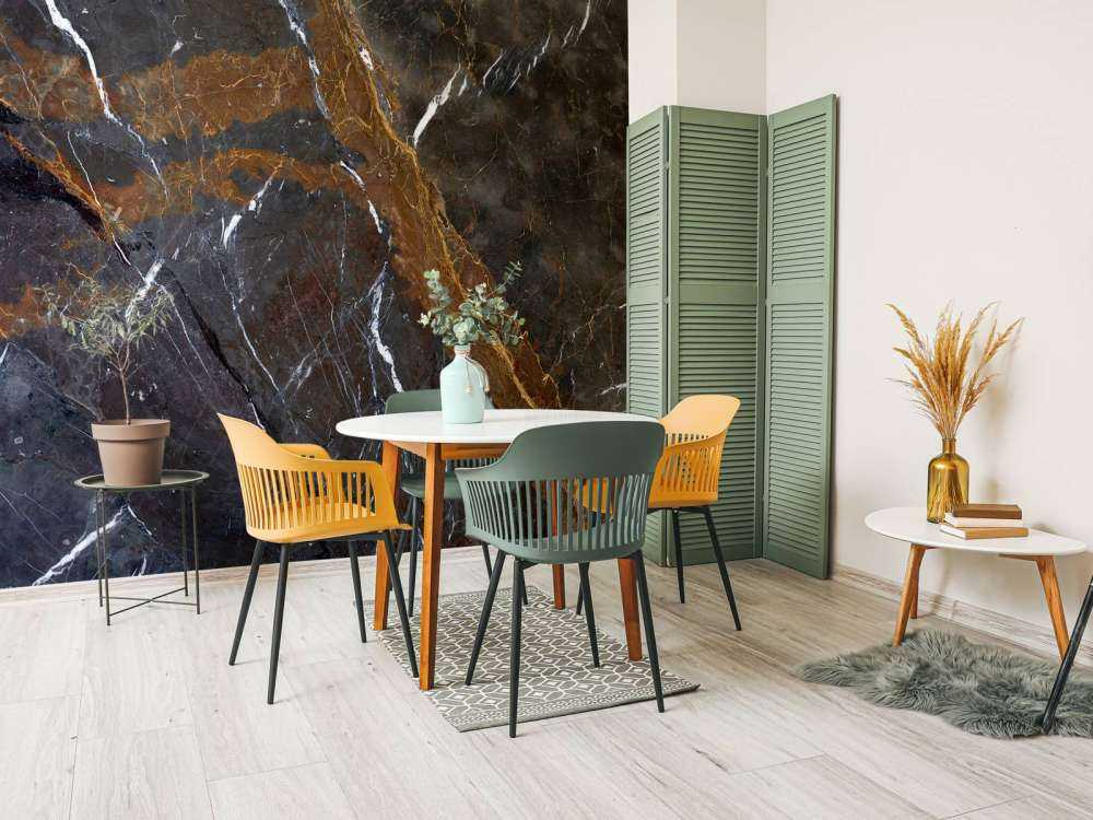 Marmor med vakre linjer