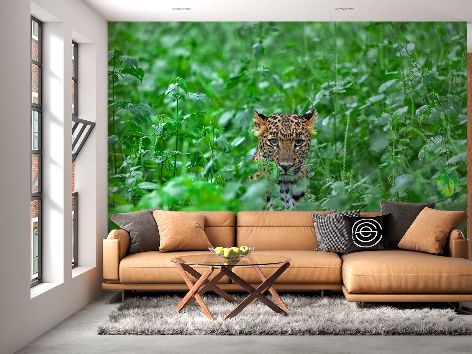 Leopard i skogen