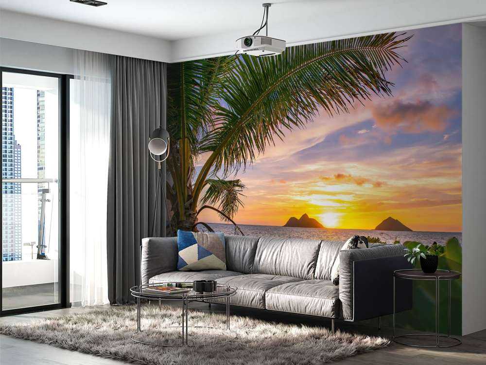 Soloppgang på Lanikai Beach