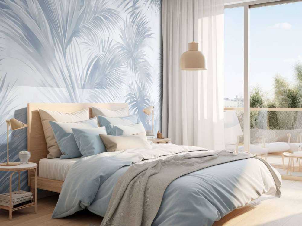 Palm Extravaganza Blå