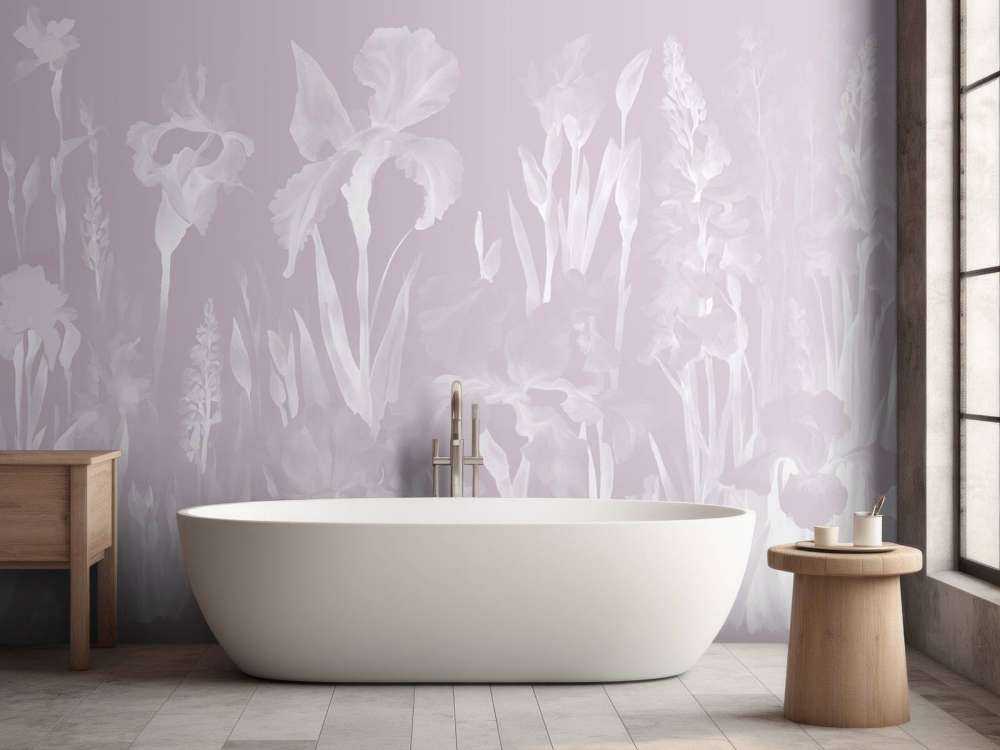 Glad vår, tåke rose