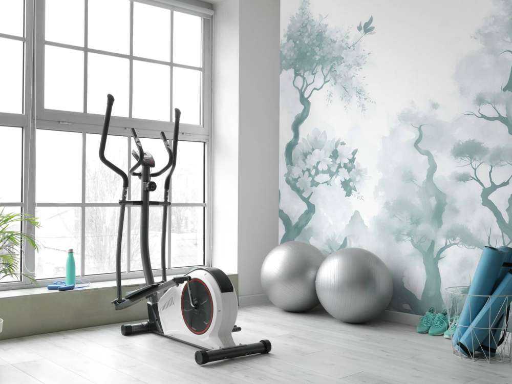 Blomstrende trær Grønn