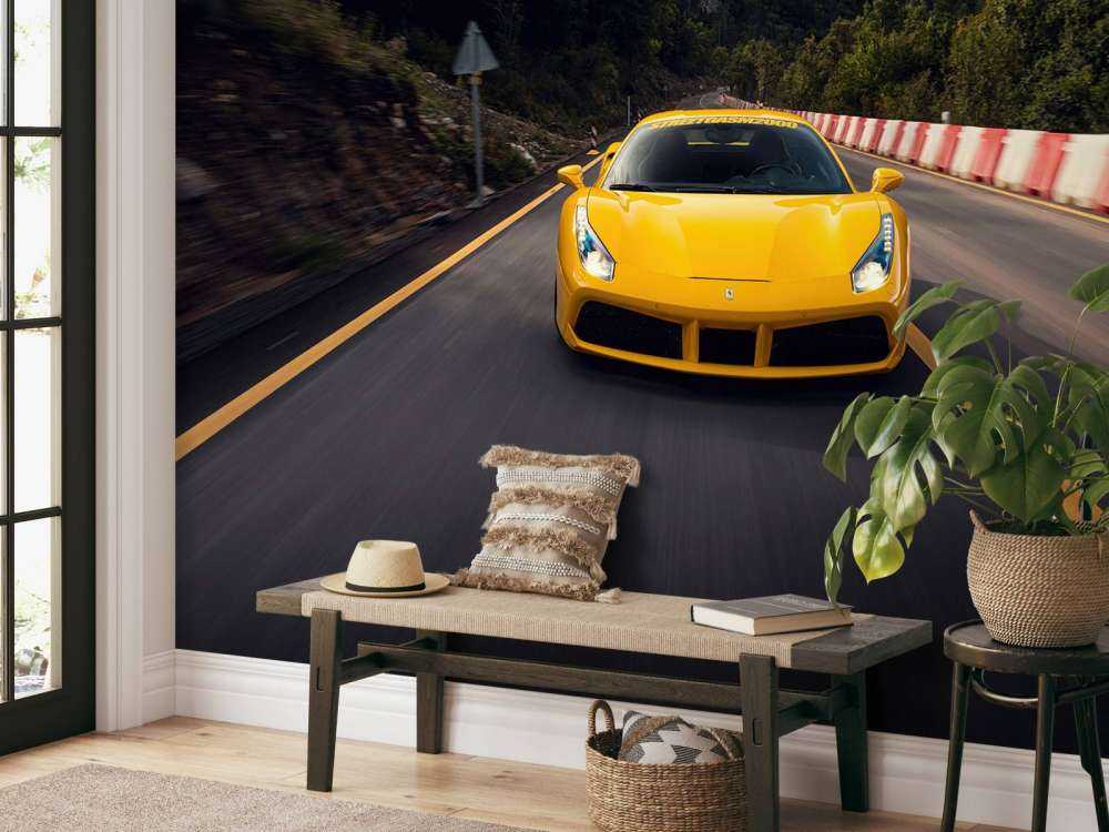 Hastighet gjennom grønne fjellpass