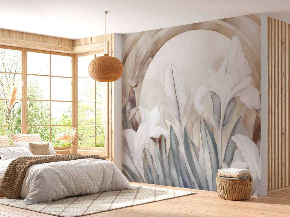 Iris ved soloppgang grå