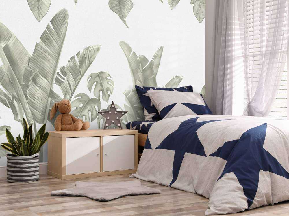 Jungelblader i grønt