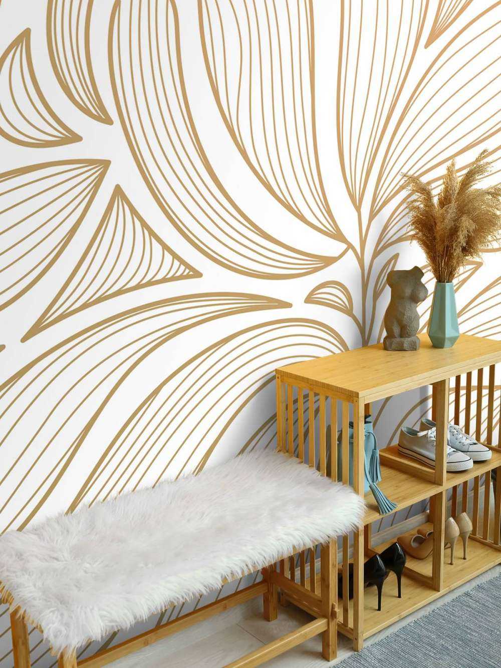 Art deco blomster