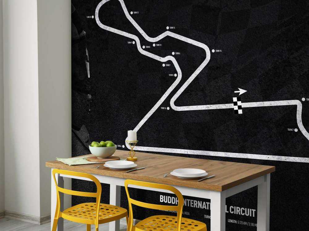 Formel 1-bane - Buddh International Circuit - India