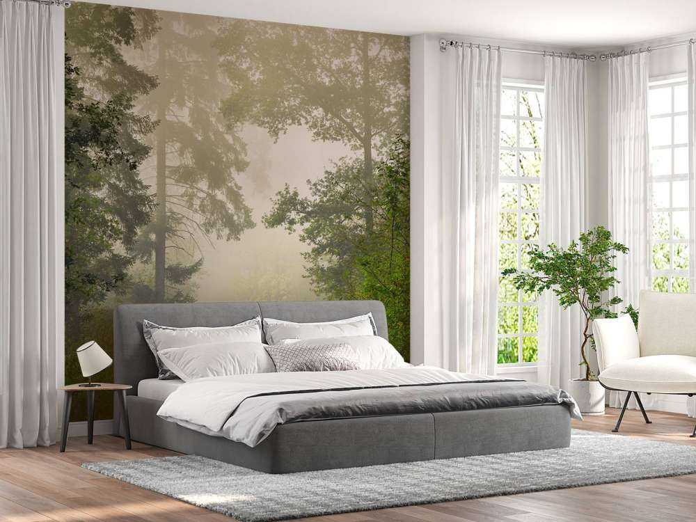 Veien gjennom tåkete skog