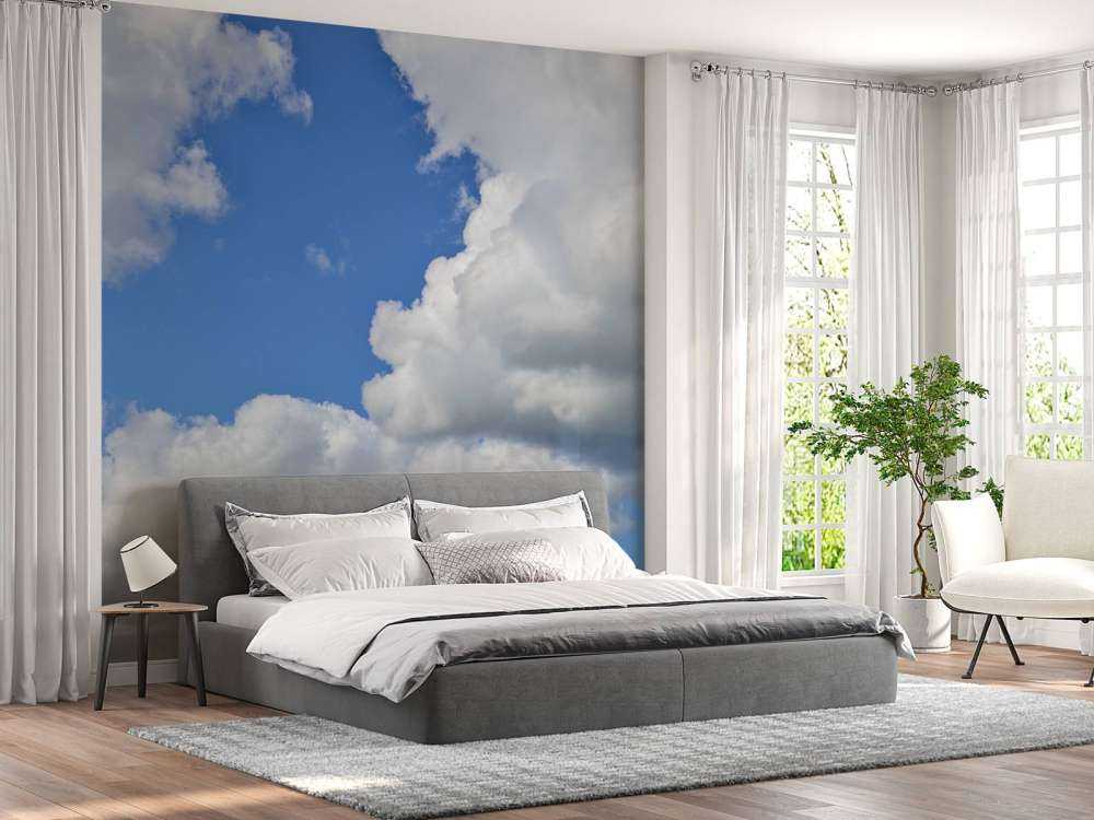 Nydelig overskyet landskapp