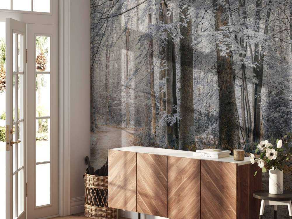 Træer med hvide blade