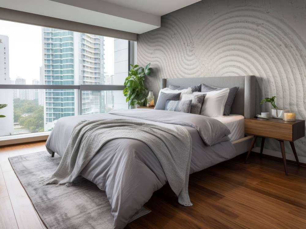 Organiske linjer og strukturer i råhvid